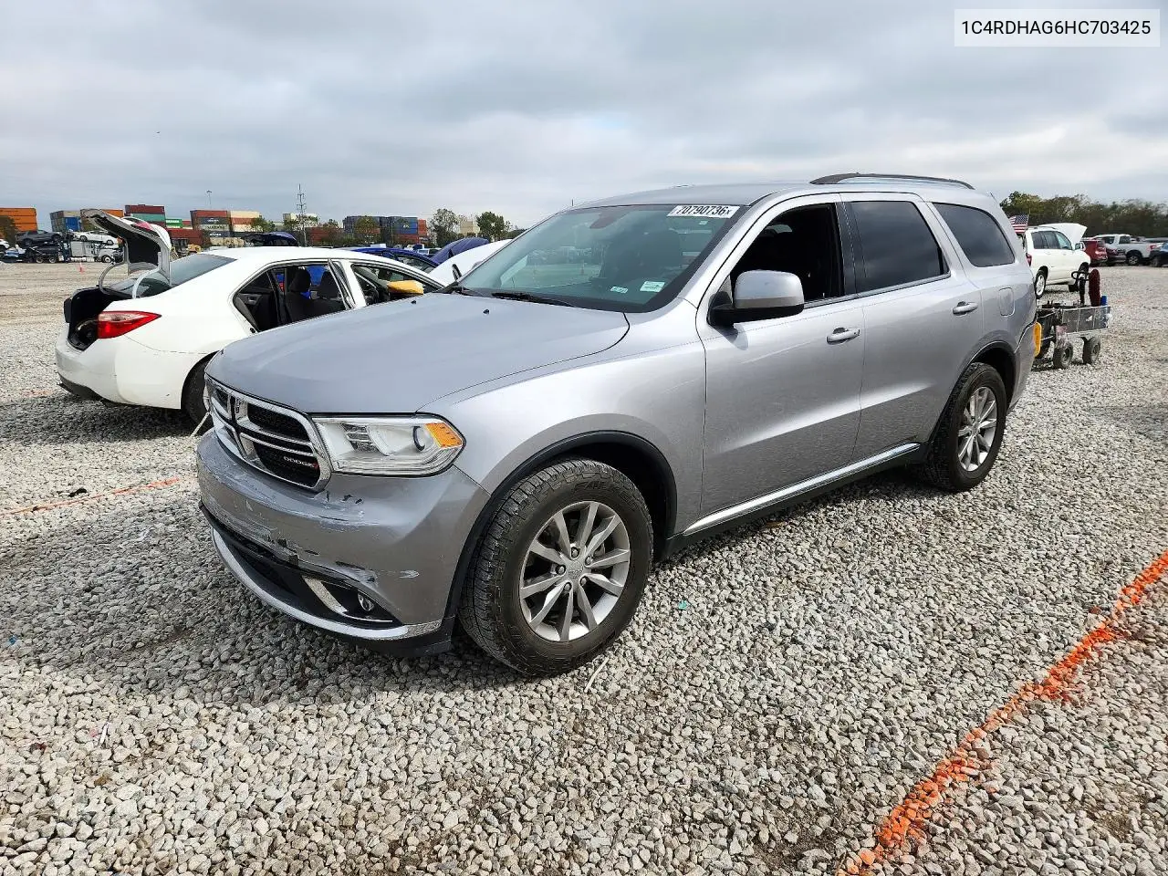 2017 Dodge Durango Sxt VIN 1C4RDHAG6HC703425 фото 1