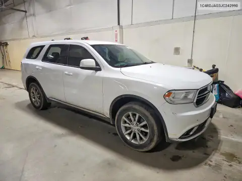 1C4RDJAG3JC242990 — 2018 Dodge Durango, фото 4 с аукциона Copart 20.10.2026, Задняя часть