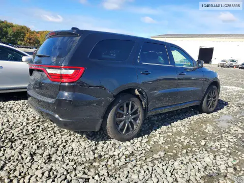2018 Dodge Durango Sxt VIN 1C4RDJAG1JC255835 фото 3