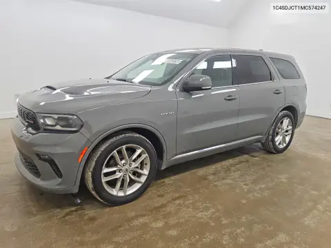 1C4SDJCT1MC574247 — 2021 Dodge Durango, Механические повреждения, фото до ремонта