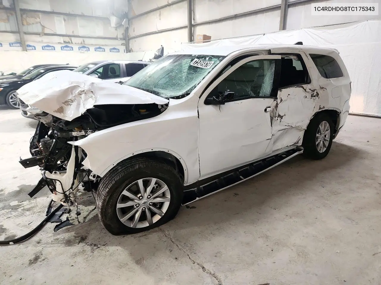 1C4RDHDG8TC175343 Dodge Durango 2026 — повреждение Передняя часть, фото до ремонта