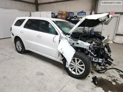 1C4RDHDG8TC175343 — 2026 Dodge Durango, фото 4 с аукциона Copart 14.10.2026, Передняя часть