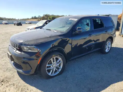 1C4RDJDG4TC184466 — 2026 Dodge Durango, Боковая часть, фото до ремонта