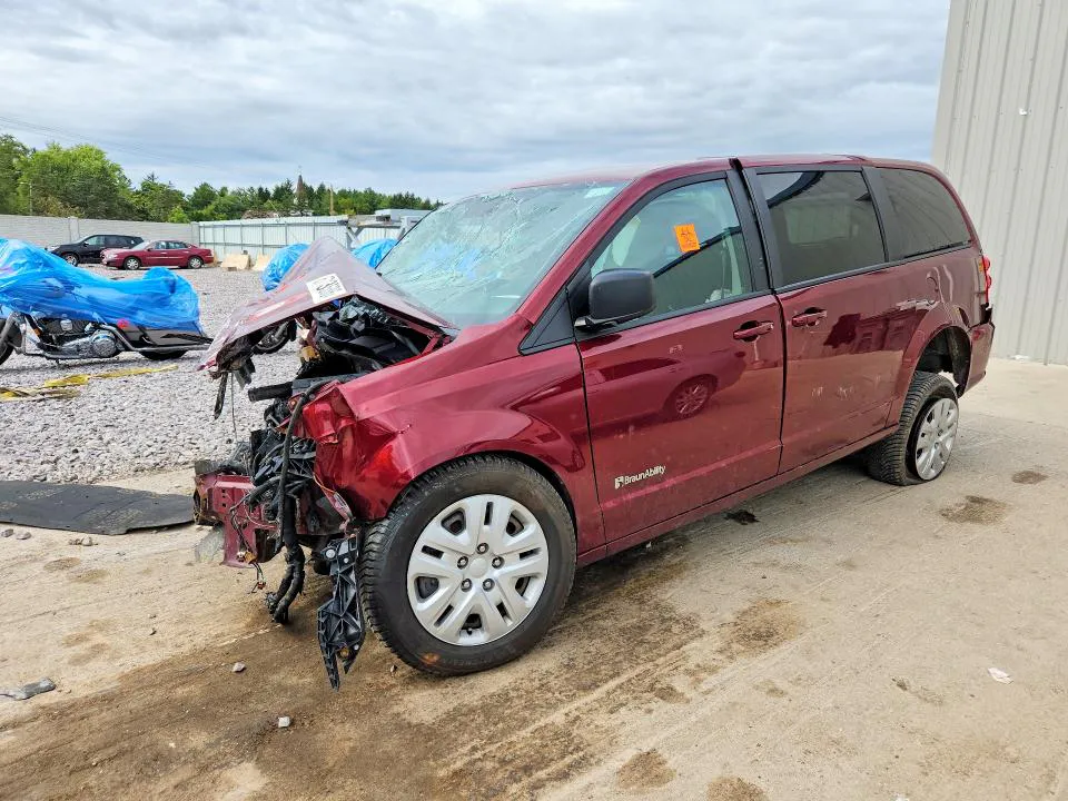 2018 DODGE GRAND CARAVAN VIN 2C7WDGBG8JR159814 фото 1