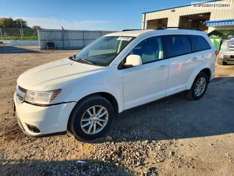 3C4PDDBG1ET238941 — 2014 Dodge Journey, Передняя часть, фото до ремонта