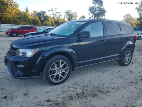 3C4PDDEG0FT619192 — 2015 Dodge Journey, Задняя часть, фото до ремонта