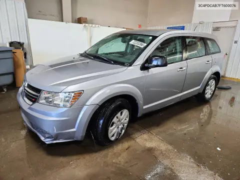 3C4PDCAB7FT600076 — 2015 Dodge Journey, Передняя часть, фото до ремонта