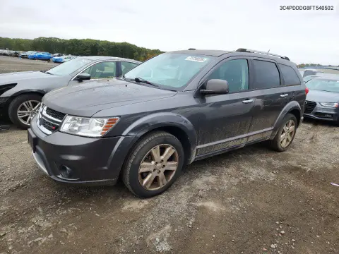 3C4PDDDG8FT540502 — 2015 Dodge Journey, Передняя часть, фото до ремонта