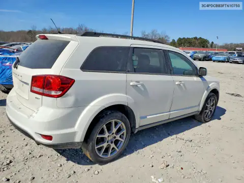 3C4PDCBB3FT610750 — 2015 Dodge Journey, фото 3 с аукциона Copart, Повреждения со всех сторон