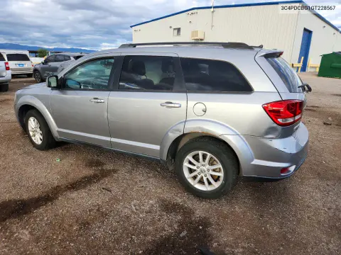 2016 Dodge Journey Sxt VIN 3C4PDCBG1GT228567 фото 2
