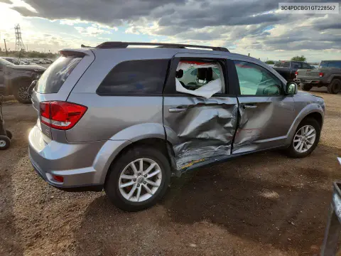 2016 Dodge Journey Sxt VIN 3C4PDCBG1GT228567 фото 3