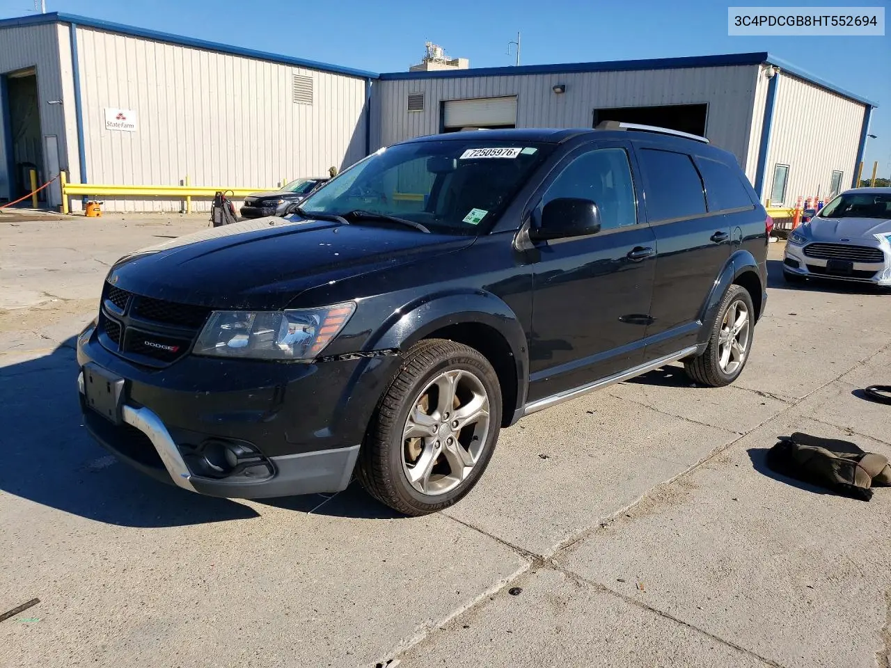 2017 Dodge Journey Crossroad VIN 3C4PDCGB8HT552694 фото 1
