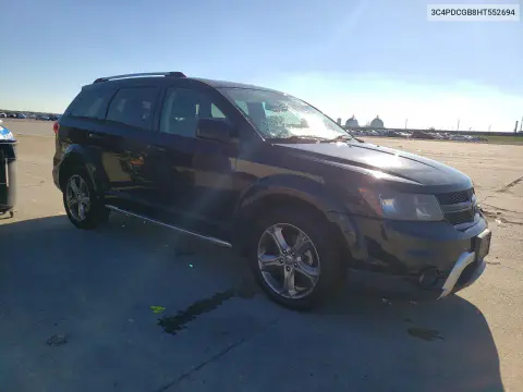 2017 Dodge Journey Crossroad VIN 3C4PDCGB8HT552694 фото 4
