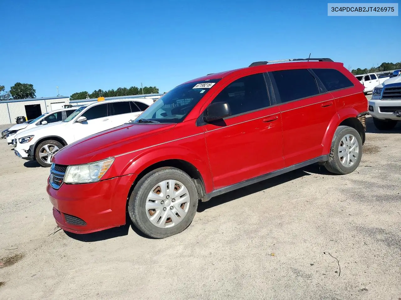 2018 Dodge Journey Se VIN 3C4PDCAB2JT426975 фото 1