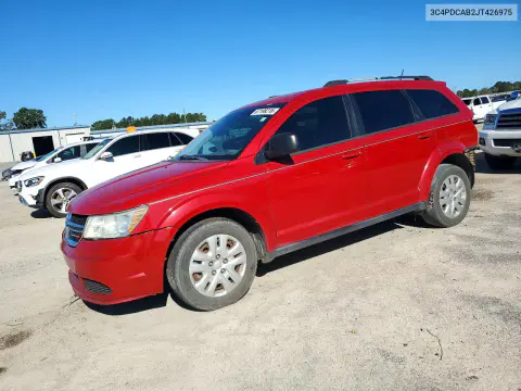 3C4PDCAB2JT426975 — 2018 Dodge Journey, Задняя часть, фото до ремонта
