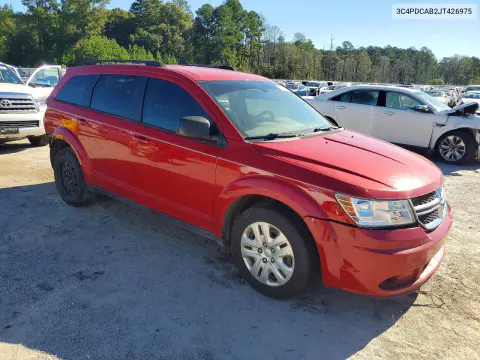 2018 Dodge Journey Se VIN 3C4PDCAB2JT426975 фото 4