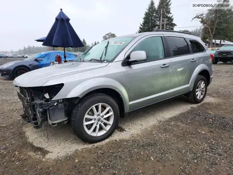 3C4PDDBG5JT478066 — 2018 Dodge Journey, Передняя часть, фото до ремонта