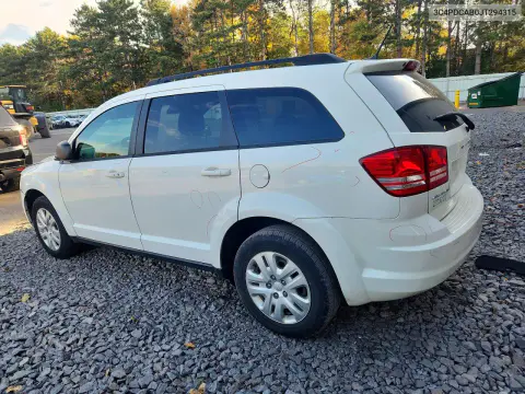 2018 Dodge Journey Se VIN 3C4PDCAB0JT294315 фото 2