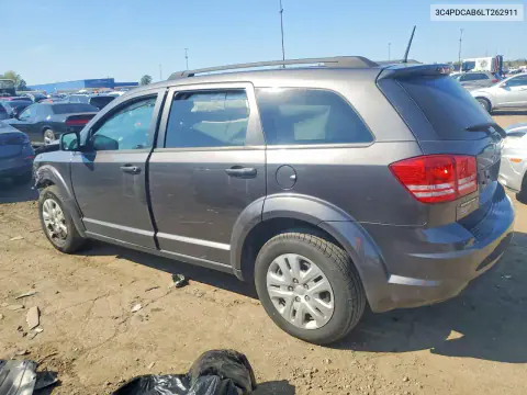 2020 Dodge Journey Se VIN 3C4PDCAB6LT262911 фото 2