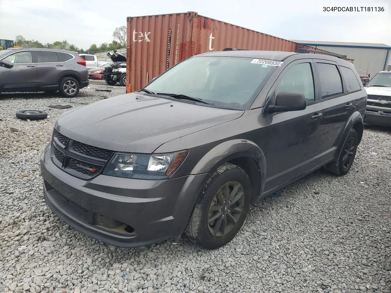 2020 Dodge Journey Se VIN 3C4PDCAB1LT181136 фото 1