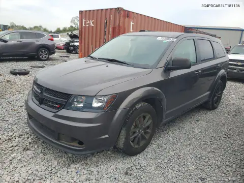 3C4PDCAB1LT181136 — 2020 Dodge Journey, Ходовая часть, фото до ремонта