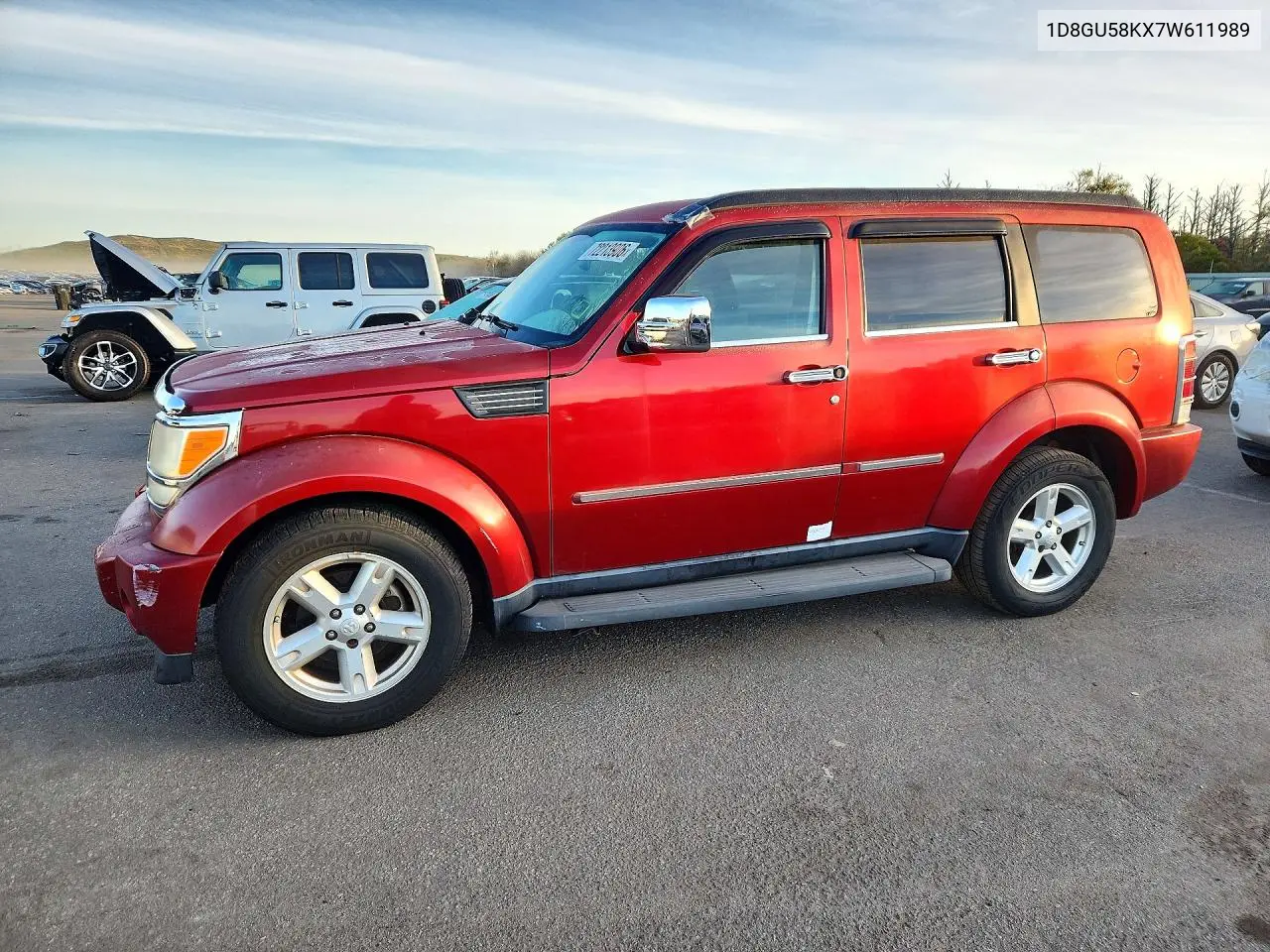 2007 Dodge Nitro Slt VIN 1D8GU58KX7W611989 фото 1