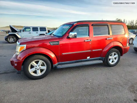1D8GU58KX7W611989 — 2007 Dodge Nitro, Подтопление, фото до ремонта