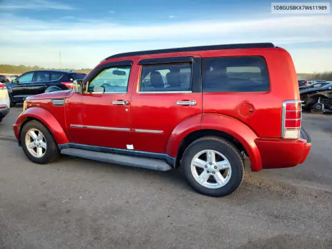 2007 Dodge Nitro Slt VIN 1D8GU58KX7W611989 фото 2