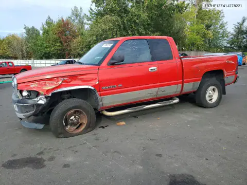 1B7HF13Z41J278221 — 2001 Dodge RAM, Передняя часть, фото до ремонта