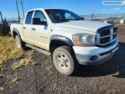 1D7KS28C96J192945 — 2006 Dodge RAM, фото 4 с аукциона Copart 22.10.2026, Передняя часть