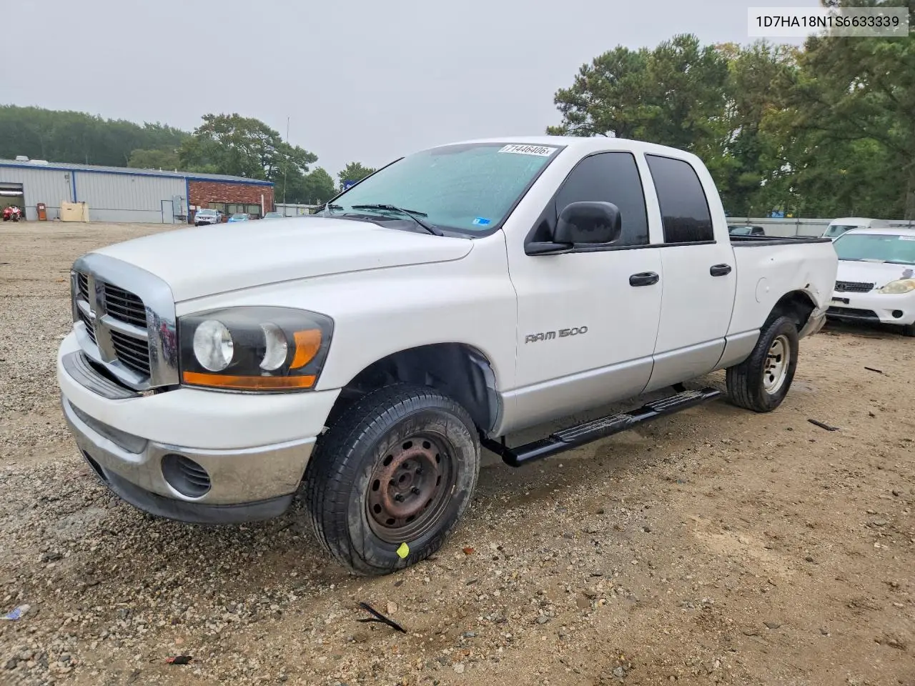 2006 Dodge Ram VIN 1D7HA18N16S633339 фото 1