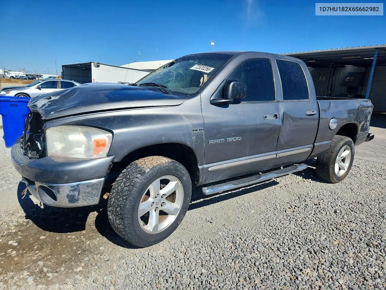2006 Dodge Ram 1500 St VIN 1D7HU182X6S662982 фото 1