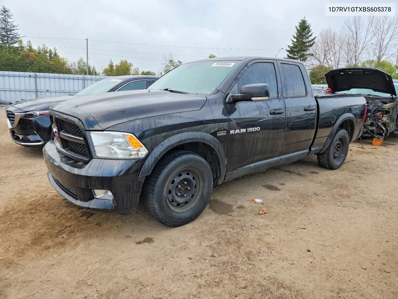 2011 Dodge Ram 1500 VIN 1D7RV1GTXBS605378 фото 1