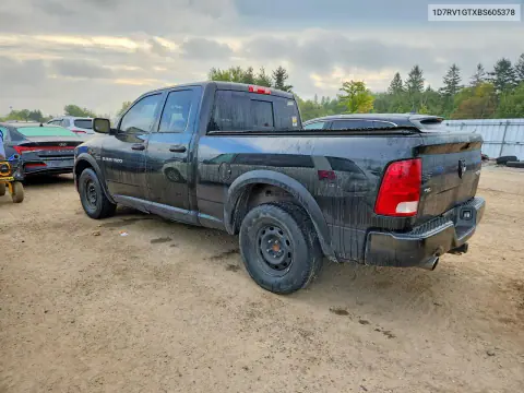 2011 Dodge Ram 1500 VIN 1D7RV1GTXBS605378 фото 2