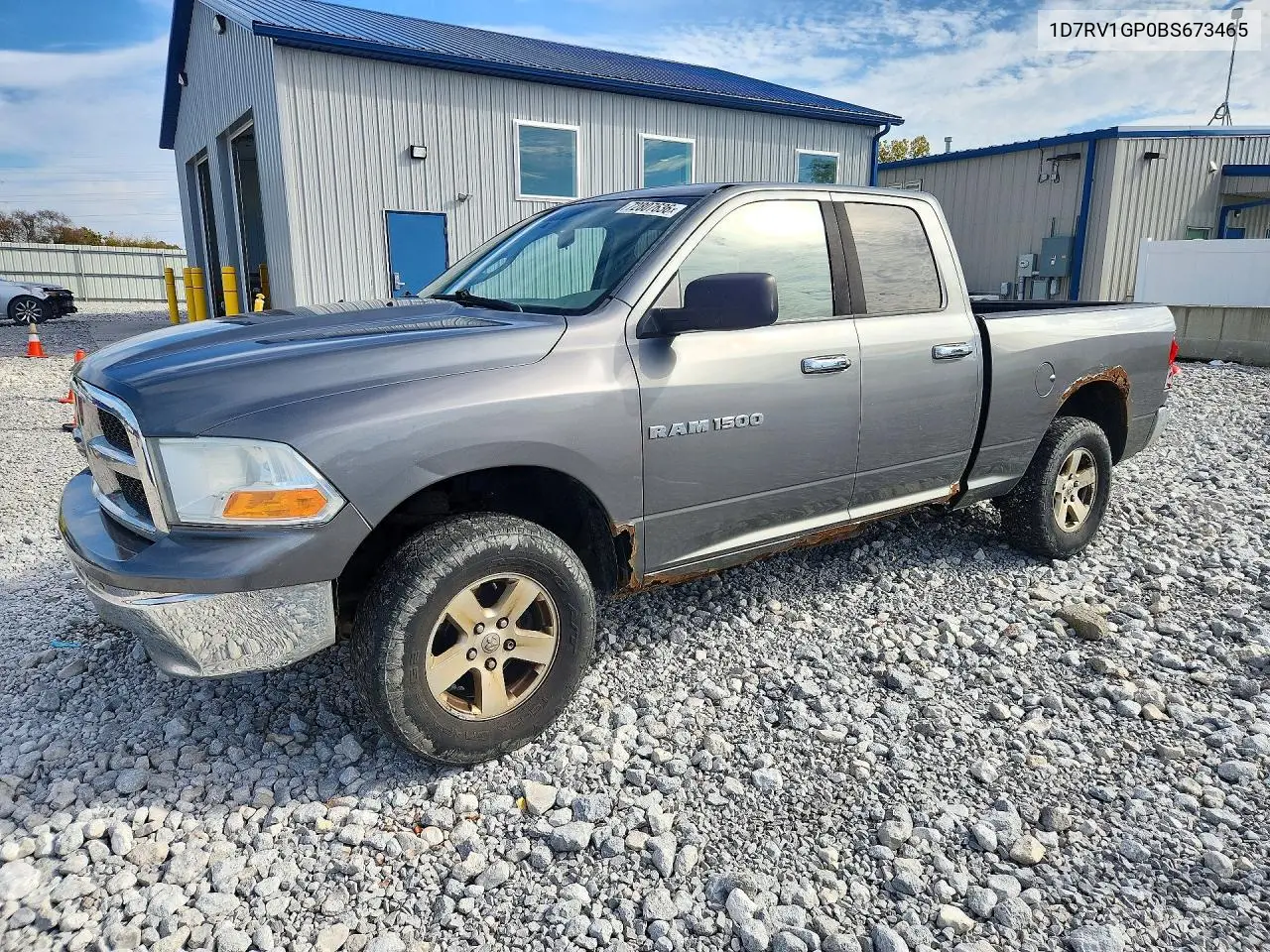 2011 Dodge Ram 1500 VIN 1D7RV1GP0BS673465 фото 1
