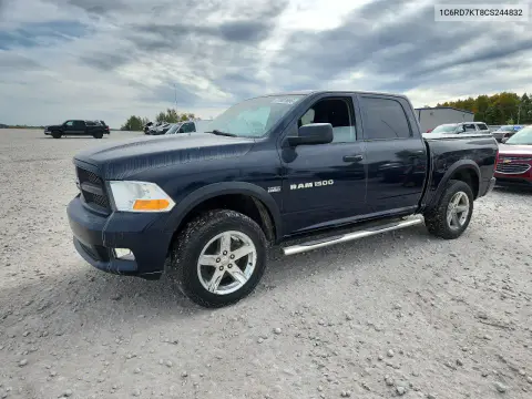 1C6RD7KT8CS244832 — 2012 Dodge RAM, Естественный износ, фото до ремонта