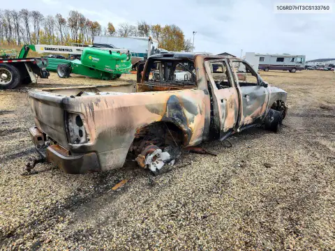 1C6RD7HT3CS133760 — 2012 Dodge RAM, фото 3 с аукциона Copart 22.10.2026, Пожар