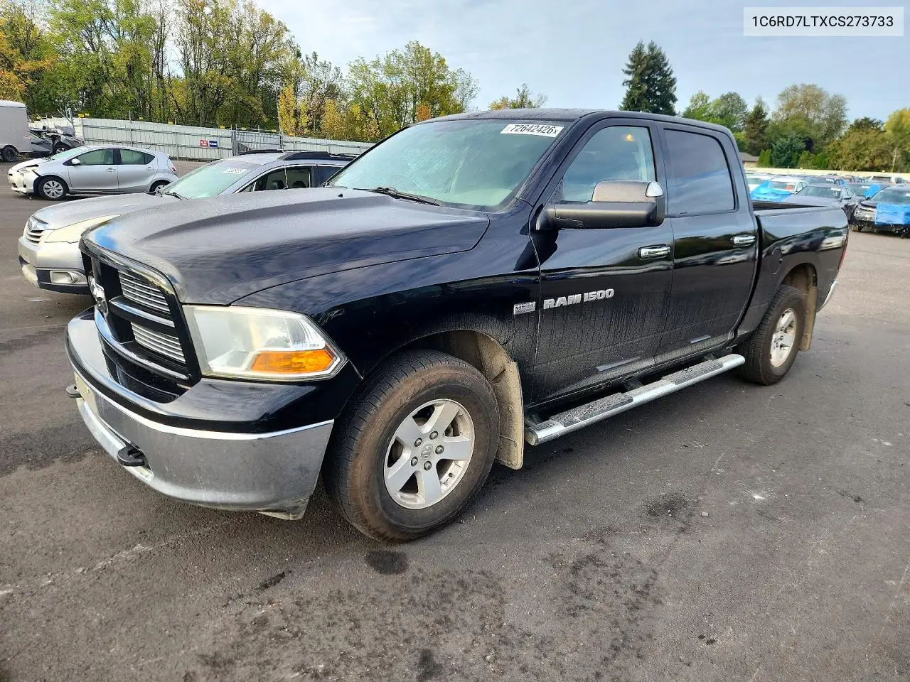 1C6RD7LTXCS273733 Dodge RAM 2012 — повреждение Мелкие вмятины и царапины, фото до ремонта