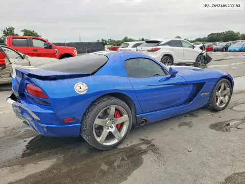 2008 Dodge Viper Srt-10 VIN 1B3JZ69Z48V200183 фото 3