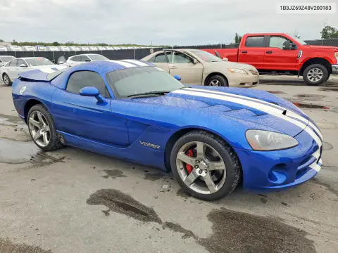 2008 Dodge Viper Srt-10 VIN 1B3JZ69Z48V200183 фото 4