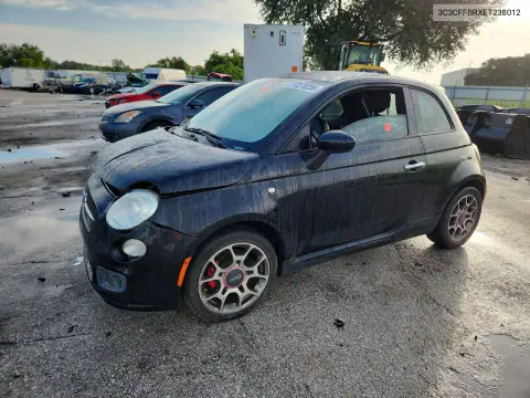 3C3CFFBRXET238012 — 2014 Fiat 500, Передняя часть, фото до ремонта