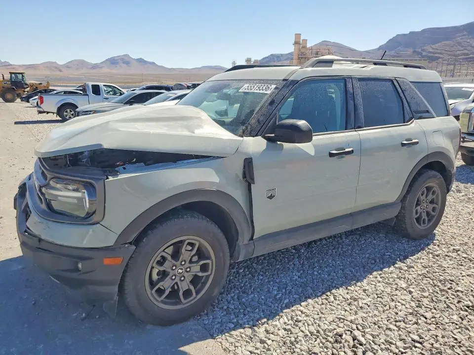 3FMCR9B65MRA14695 Ford Bronco Sport Big Be 2021 — повреждение Передняя часть, фото до ремонта