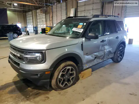 3FMCR9B6XMRA53198 — 2021 Ford Bronco Sport, Сторона, фото до ремонта