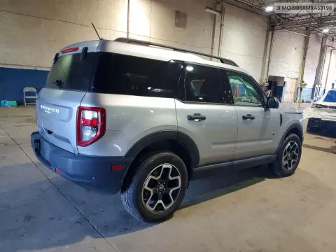 2021 Ford Bronco Sport Big Bend VIN 3FMCR9B6XMRA53198 фото 3