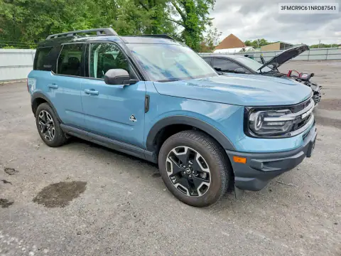 3FMCR9C61NRD87541 — 2022 Ford Bronco Sport, фото 4 с аукциона Copart, Передняя часть