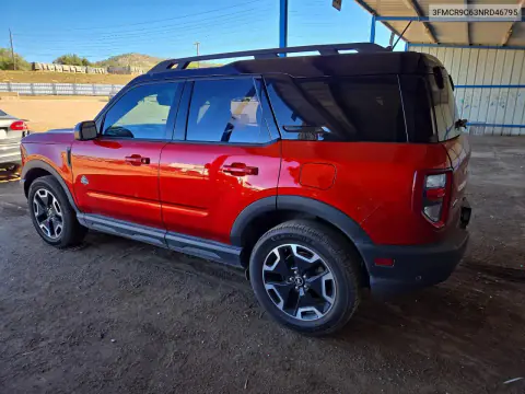 2022 Ford Bronco Sport Outer Banks VIN 3FMCR9C63NRD46795 фото 2