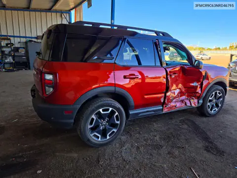 2022 Ford Bronco Sport Outer Banks VIN 3FMCR9C63NRD46795 фото 3