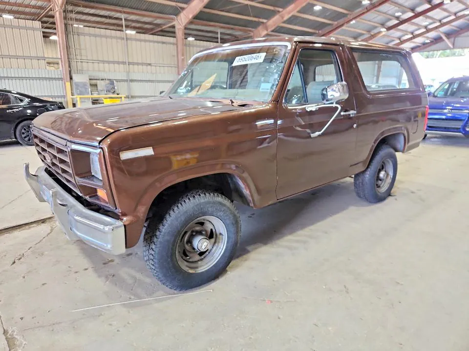 1983 FORD BRONCO VIN 1FMEU15F2DLA60052 фото 1