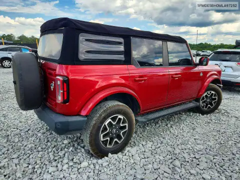 2021 Ford Bronco Base VIN 1FMDE5BH0MLA97252 фото 3