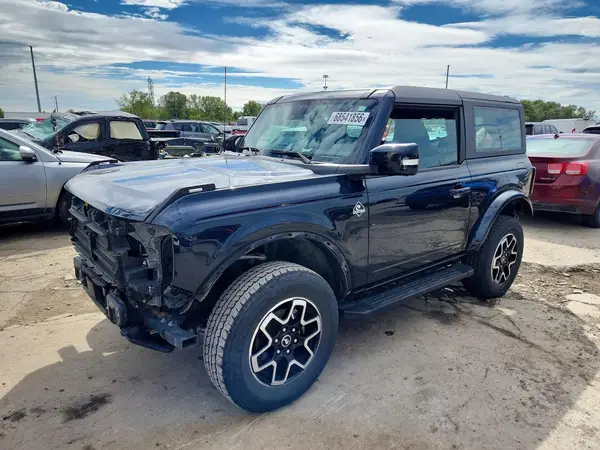 1FMDE5AH8MLA61259 — 2021 Ford Bronco, Передняя часть (Front End), фото до ремонта